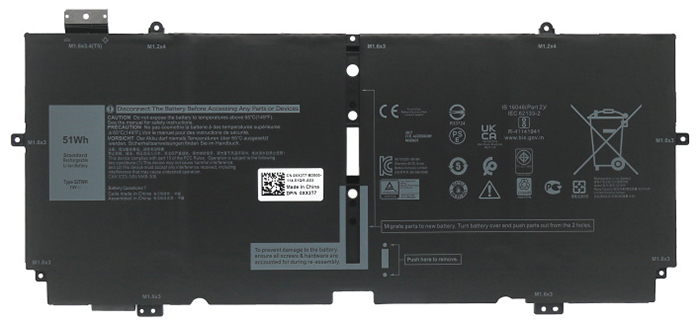 OEM Notebook Akku Ersatz für Dell XPS-13-7390-2-in-1-Series 