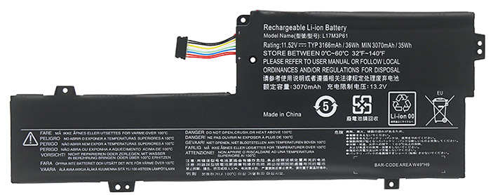 OEM Notebook Akku Ersatz für Lenovo L17C3P61 